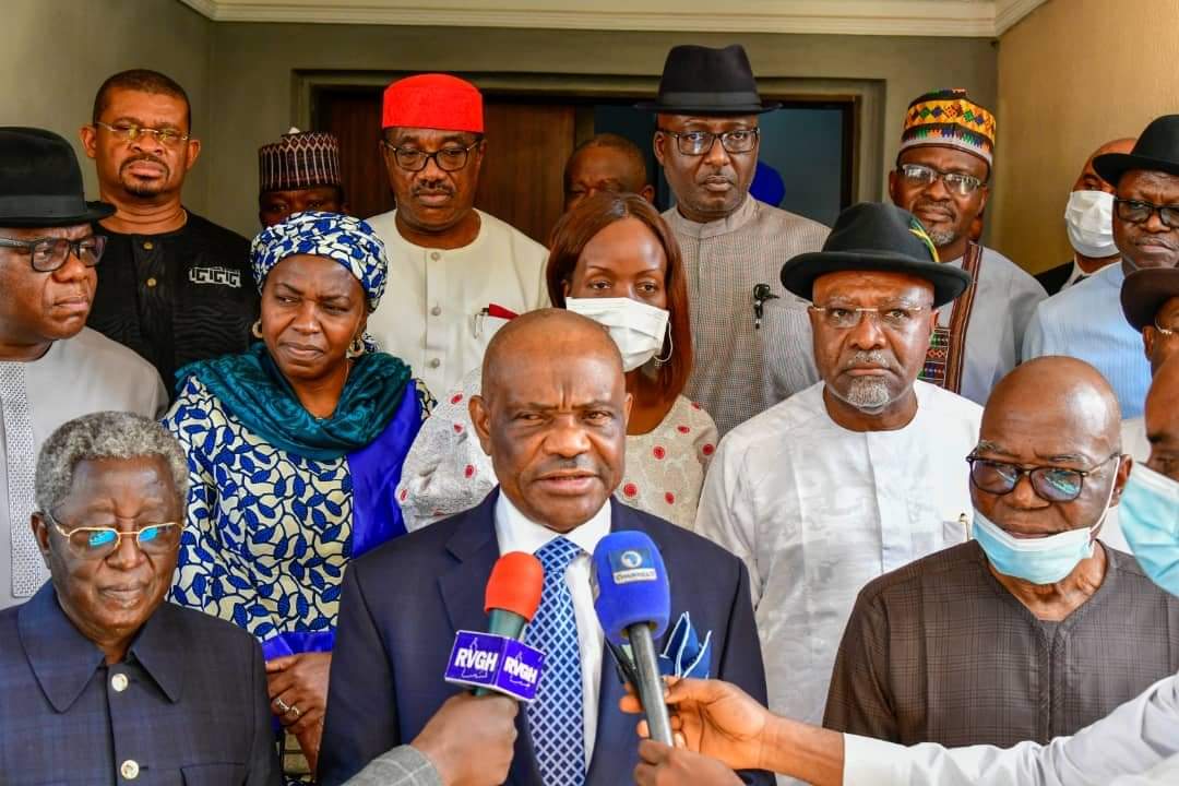 17 PDP gov candidates visit Wike in Rivers