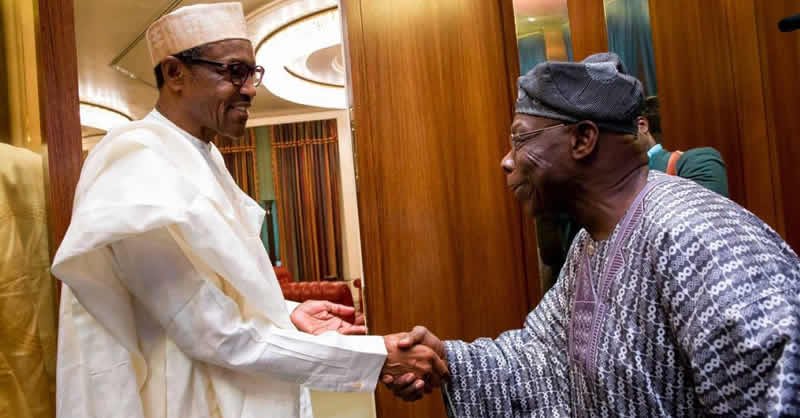 You exemplify patriotism, Buhari hails Obasanjo at 85