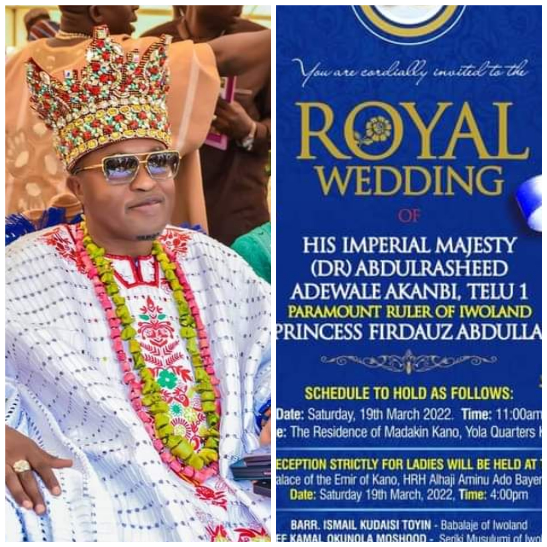 Oluwo of Iwo announces his wedding with Kano princess