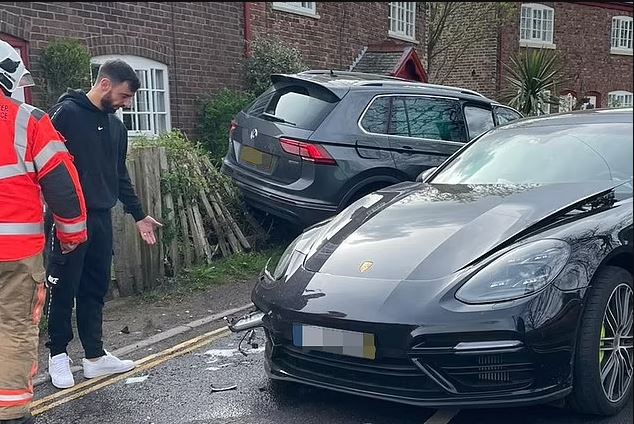 Manchester United star Bruno Fernandes involved in a car crash