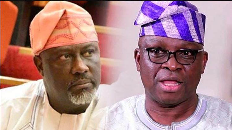 A former Chairman of the Senate Committee on the Federal Capital Territory, Dino Melaye, has called on the leadership of the Peoples Democratic Party to caution ex-Ekiti State governor, Ayodele Fayose, against de-marketing its presidential contenders in 2023, describing him as “a presidential gambler.” Melaye was reacting to Fayose’s comments against a former Vice-President, Atiku Abubakar, and ex-Senate President, Bukola Saraki, over their collection of the PDP presidential nomination form. Melaye, in a statement titled, ‘The Presidency is not ponmo and amala’, said the issue before Nigerians now was not who could eat more amala, but who could produce food, adding that the contest for the ticket of the PDP and the Presidency of Nigeria remained a serious engagement. According to him, Fayose’s comment is a strategy to shore up the chances of his political godfather in the All Progressives Congress. Melaye stated, “Inebriated by several wraps of amala in Abuja, former Governor of Ekiti State, Ayodele Fayose, in his characteristic exuberance, directed indecent and indecorous attacks at two serious contenders for the presidential ticket of the PDP, His Excellency Atiku Abubakar and His Excellency Bukola Saraki. “Incidentally, the mauling of amala gained more publicity over the collection of the presidential nomination form in a pretentious exhibition of dining with the masses. This frugal populism has since been deflated by allegations of charges for the ferreting of billions of naira from public coffers in Ekiti State. Are amala and abula so expensive? “The issue before Nigerians now is not who can eat more, but who can produce food. That is why the attempt to tar the outstanding achievements of Atiku Abubakar as former Vice-President and Bukola Saraki as former Senate President by Fayose will be discounted as the belching perfidy of a presidential gambler. “It is clear from the verbal missiles deployed by Fayose that he was simply de-marketing frontline aspirants in the PDP as a counterintuitive strategy to shore up the chances of his political godfather in the APC. Read Also Presidential ticket: How Wike may scuttle PDP govs’ Ghana deal Presidency: Amaechi set to declare interest, Rivers APC holds thanksgiving service I’m most favoured for APC ticket – Yahaya Bello “It is amazing that Fayose, who could not manage and retain a PDP state, now aspires to lead a behemoth structure like Nigeria. Today, Ekiti is stripped of all vestiges of the PDP; no PDP senator, no PDP House of Representatives member, no House of Assembly member, no local government chairman, and not even a councillor. He left Ekiti State worse than he met it. How could he fail in the state and expect promotion to the national? “The contest for the ticket of the PDP and the Presidency of Nigeria is a serious engagement. Those who aspire to the position must elevate themselves above pedestrian conduct and address real issues, rather than dwelling on inconsequential inanities. “The national leadership of our great party should caution Fayose by curtailing his unproductive verbiage against serious contenders. Having failed to upgrade from local political space to the national stage, Fayose may indeed be assisted to undertake a week-long orientation session on the ethics and codes of peer relations on a presidential canvass. “Nigeria is in dire straits at the moment. It is beyond the call of jesters in the corridors of elevated governance.”