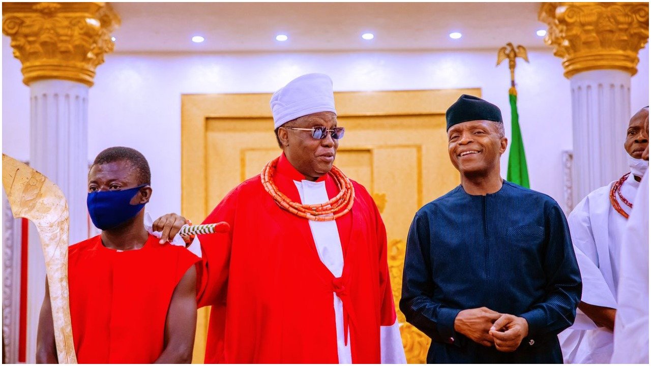 Oba of Benin to Osinbajo