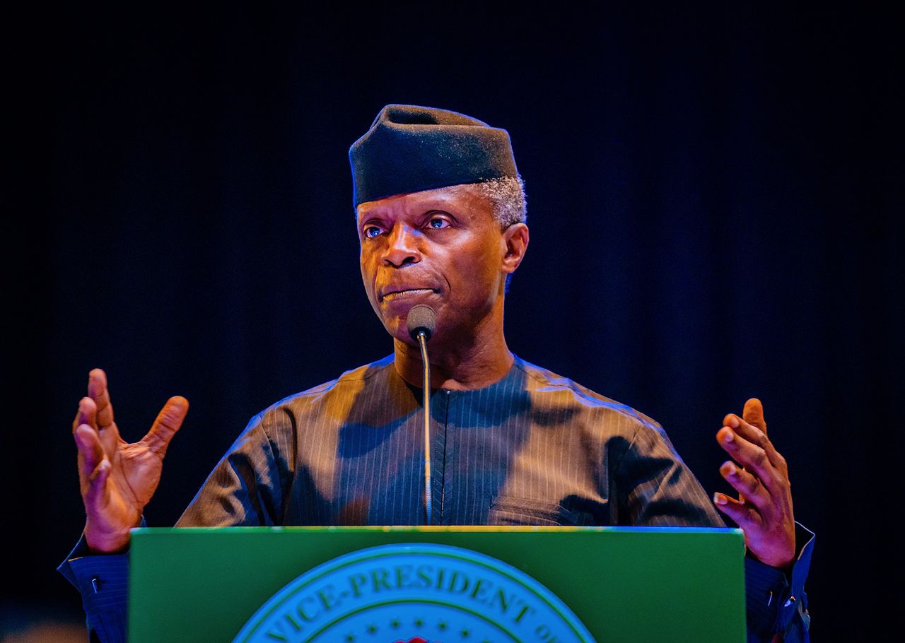 Osinbajo meets Niger APC delegates behind closed doors in Minna