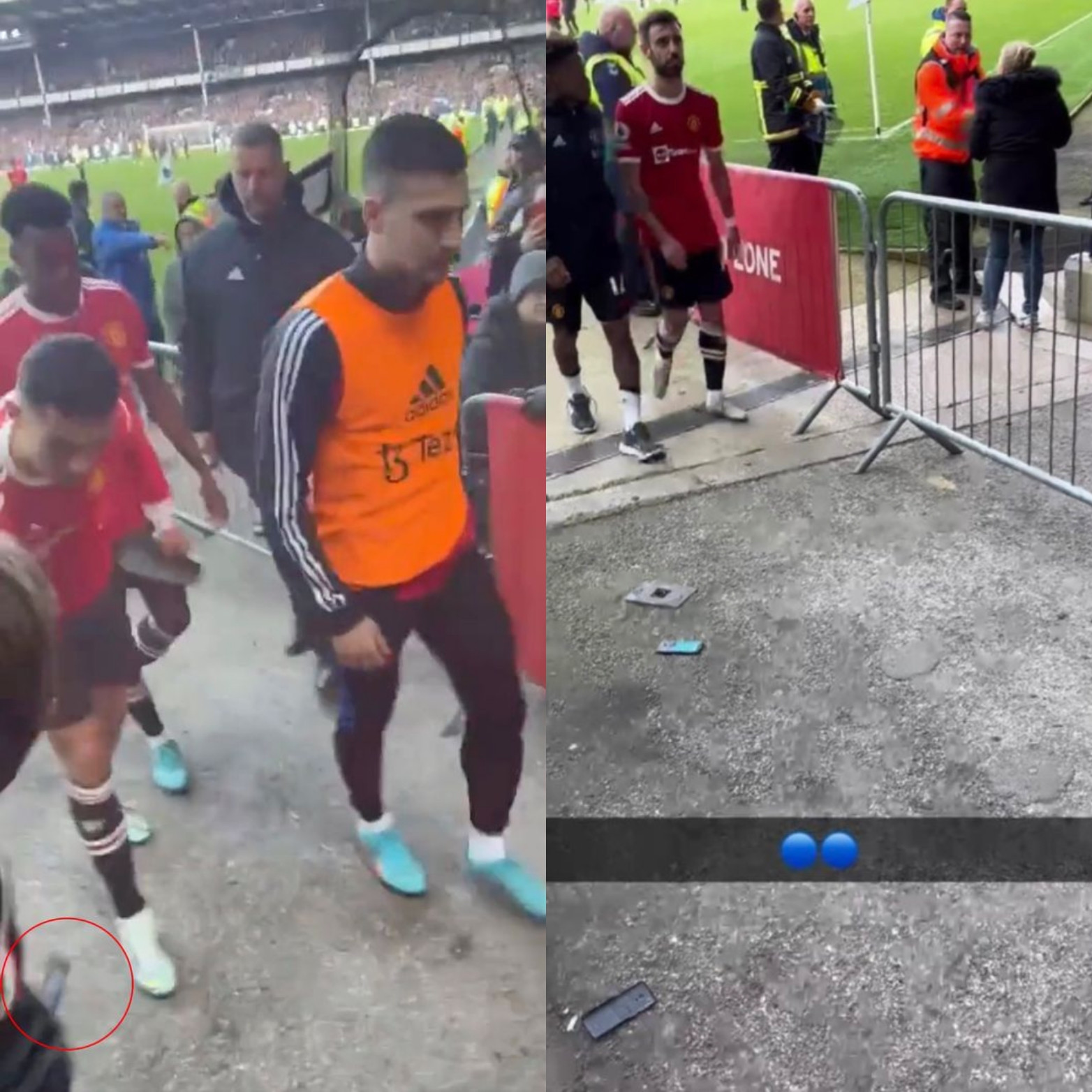 Cristiano Ronaldo angrily smashes fan's phone following Manchester United's loss to Everton. The fan's mother speaks (videos/photos)