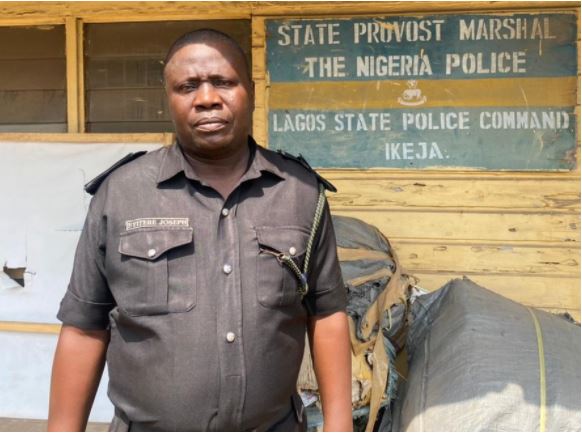 Police officer accused of extorting N50,000 from NYSC member arrested in Lagos (video)