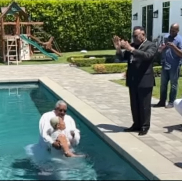 Blac Chyna says she's now born again as she gets baptised