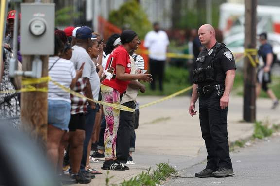 18-year-old white man shoots ten people in black neighborhood in suspected racist attack