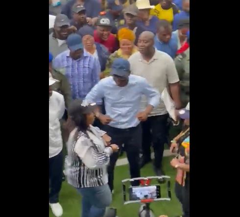 Sanwo-Olu Dances 'Buga' After Primary Victory