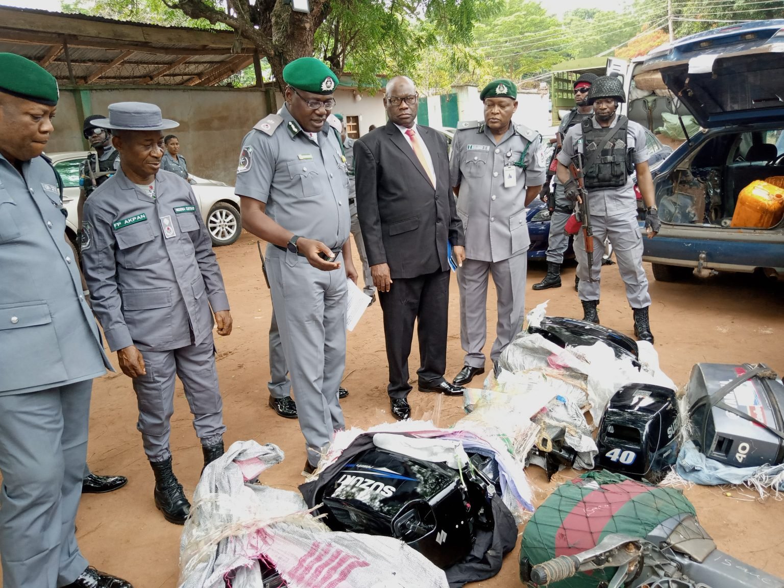 Niger, Kogi Customs Command seize exotic vehicles, consumables worth N755m