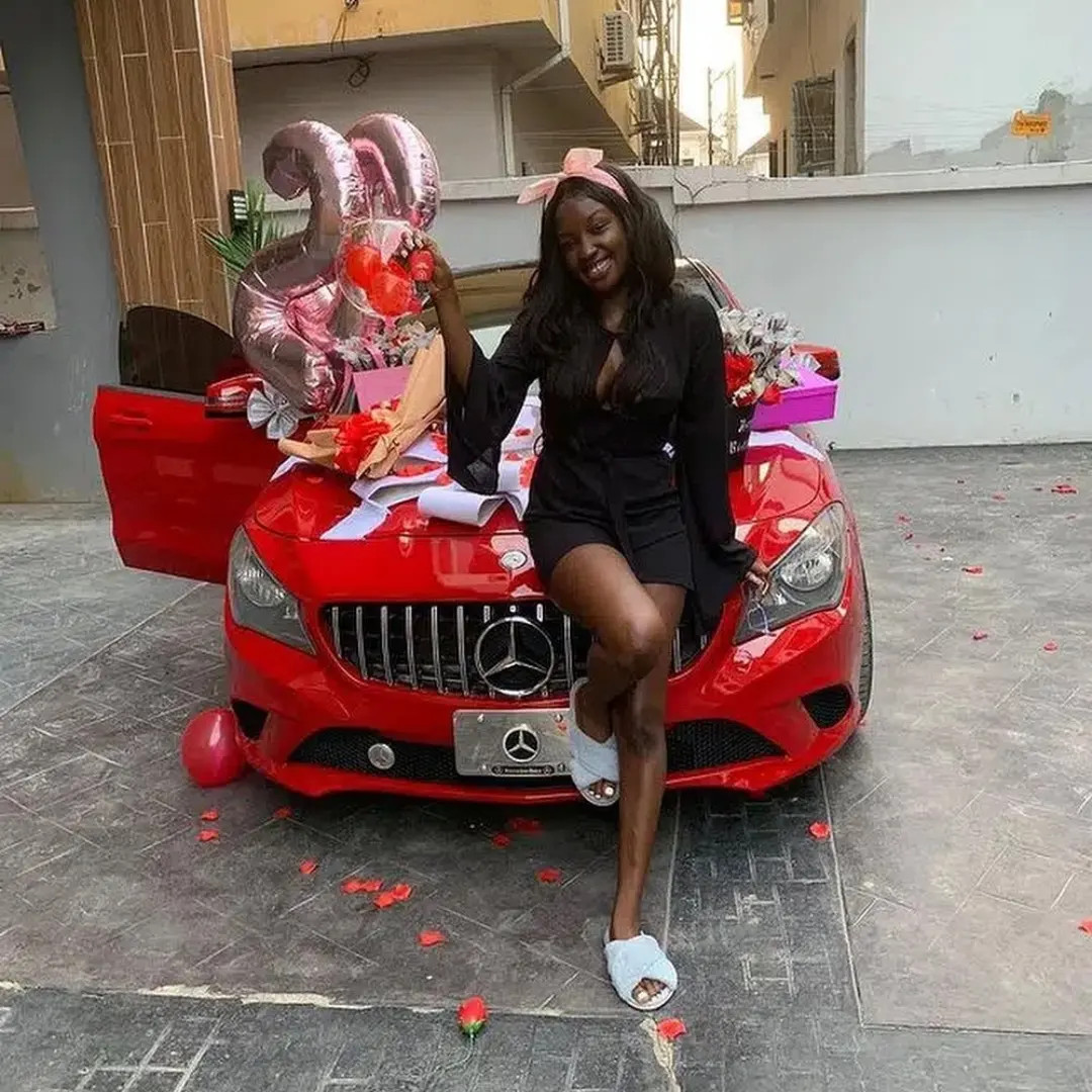 BBNaija's Saskay cries tears of joy as fans gift her a Benz