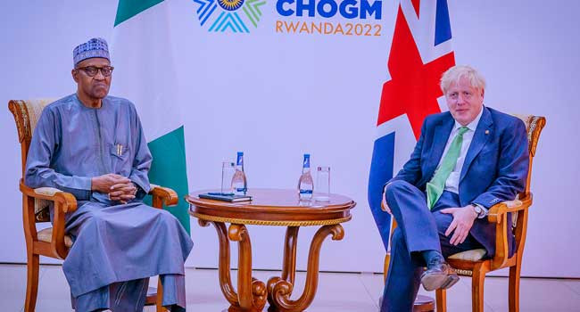 Buhari tells UK Prime Minister ordeal of Nigeria President who wanted third term