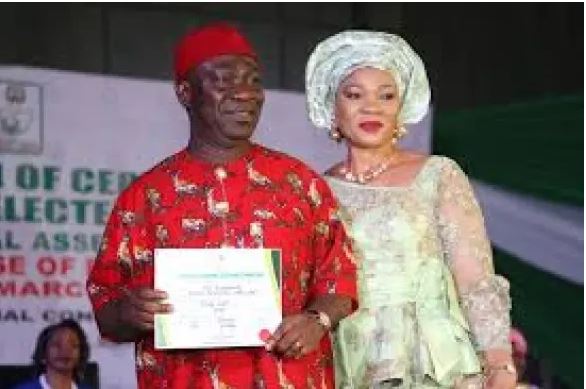 Ike Ekweremadu and wife