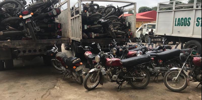 Masked men, task force arrest Okada riders, passengers