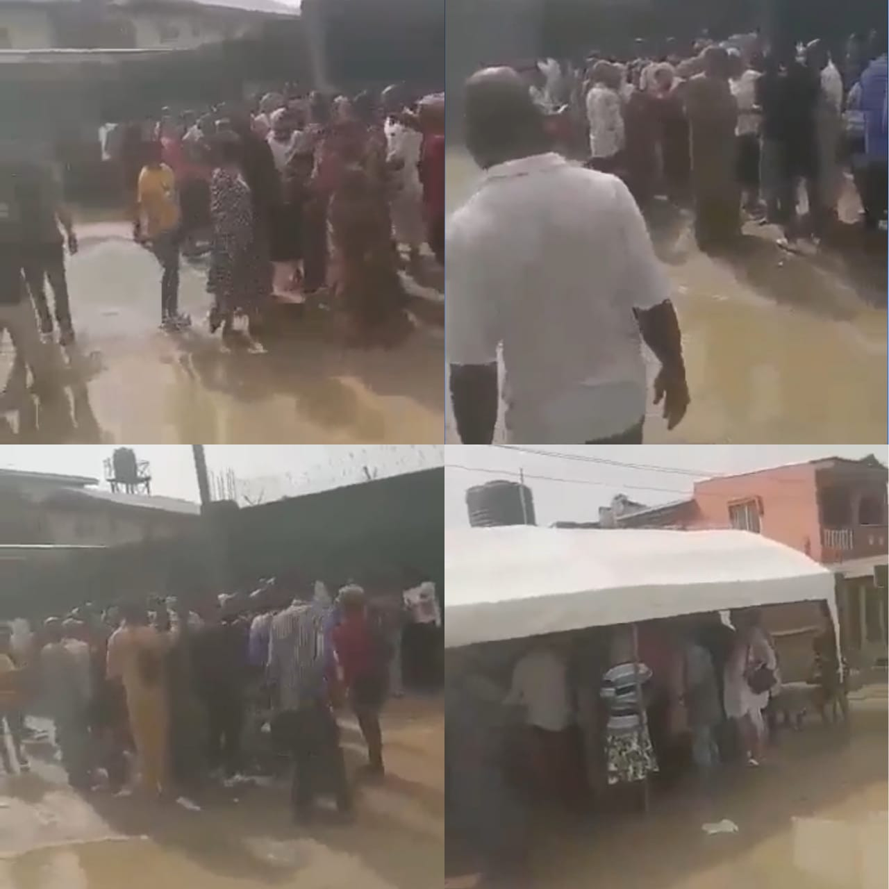 Man accuses INEC officers in Lagos of demanding residents present their state-owned ID cards before PVC registration (video)