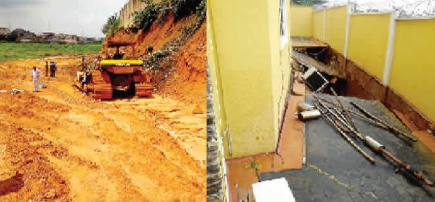 Policemen lead land grabbers to excavate wetland, Magodo residents lament