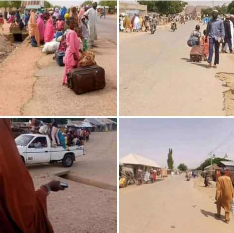 Residents of Mada district under Gusau Local Government Area of Zamfara State, have fled their homes following fresh attacks by bandits. The latest attacks in Mada and surrounding villages started on Thursday, June 23, when the bandits killed one local vigilante and abducted about seven people. On Friday, June 24, the bandits launched another attack on the same Mada Community at about 5:00 pm, fired heavy gun-shots at the residents and abducted three others. Later that same day, the gunmen attacked Gidan Bangi community of Ruwan-bore under Mada district and killed 12 people. The incessant attacks resulted in several residents fleeing their homes to safer communities like Kwatarkwashi. According to one of the residents of the community, members of the affected communities had planned to protest as a result of series of attacks but the planned protest was disrupted by the security agencies. Meanwhile, in view of the deteriorating security situation in Mada, Wonaka, and Ruwan Bore Districts of Gusau local government, as well as Yandoto emirate in Tsafe local government, Governor Mohammed Matawalle, has approved the immediate closure of all markets and Kara in these districts and Yandoto emirate indefinitely. The directive was contained in a statement by the Zamfara Commissioner for Information Mr. Ibrahim Dosara on Saturday, June 25. "In addition this, government has equally banned riding of motorbikes and selling of petroleum products in Mada, Wonaka and Ruwan Bore districts, as well as Yandoto emirate. Henceforth, all filling stations on the affected areas are hereby closed with immediate effect," the statement read. "Anybody found riding motorbike within the areas is considered as bandits and security agencies are thereby directed to shoot such persons at sight. Security agencies are by this announcement directed to ensure strict compliance. Anybody found violating this order should be dealt with according to the rule of law. Government would not condone any act where innocent people are being killed. "Government is also using this medium to thank all those who honoured and respect the peace dialogue in what ever form. In the same vein, those who refused to honour and respect the peace dialogue are here by warned to allow peace within our respective communities. Government is hereby directing the military, police, civil defence and other security agencies to mobilise their operatives and take fight to the enclaves of the criminals with immediate effect." Residents flee as bandits attack Zamfara communities, kill 13 Photos from the burial of 12 people killed in Ruwan-bore Residents flee as bandits attack Zamfara communities, kill 13 Residents flee as bandits attack Zamfara communities, kill 13 Residents flee as bandits attack Zamfara communities, kill 13 Residents flee as bandits attack Zamfara communities, kill 13 Residents flee as bandits attack Zamfara communities, kill 13 Residents flee as bandits attack Zamfara communities, kill 13 Residents flee as bandits attack Zamfara communities, kill 13