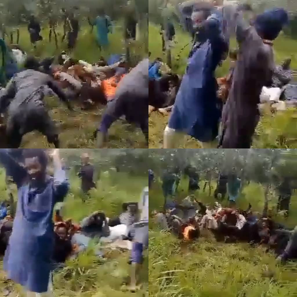 Sad! Terrorists flog victims of Abuja-Kaduna train attack, threaten to kill them and destroy Nigeria (video)