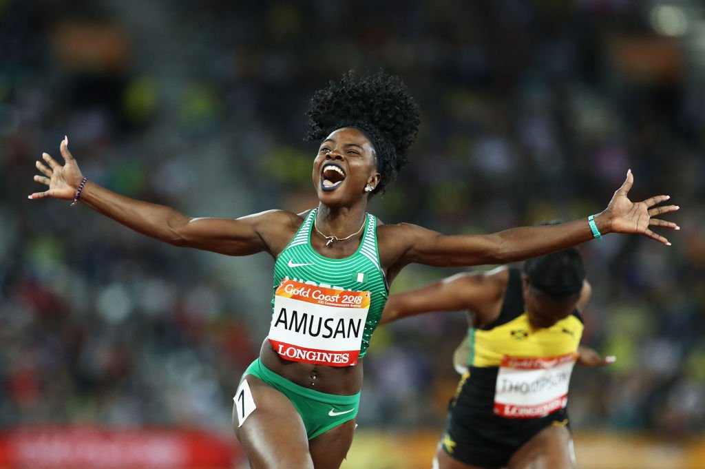 Buhari, Obi, Tinubu, others react as Nigeria’s Amusan breaks record, wins 100m hurdles