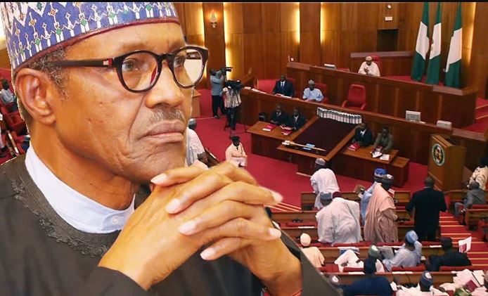 Resign Now: Fear spreads, Senators clash over Buhari's impeachment threat