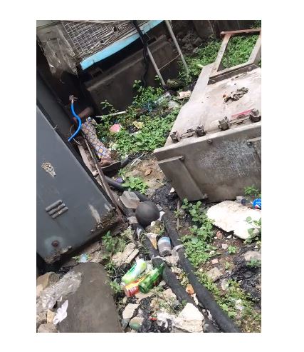 Cable thief electrocuted while tampering with a transformer in Lagos (video)