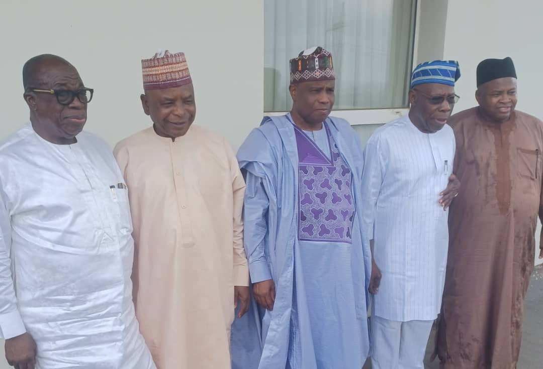 Tambuwal holds private meeting with Obasanjo