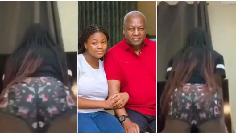 Former President of Ghana John Mahama reacts to video of his 15-year-old daughter twerking online (video)