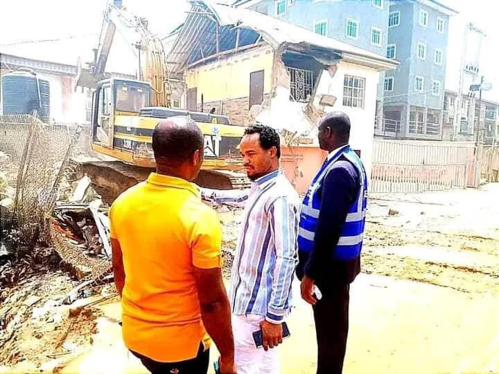 Moment Prophet Odumeje’s church was demolished in Anambra state