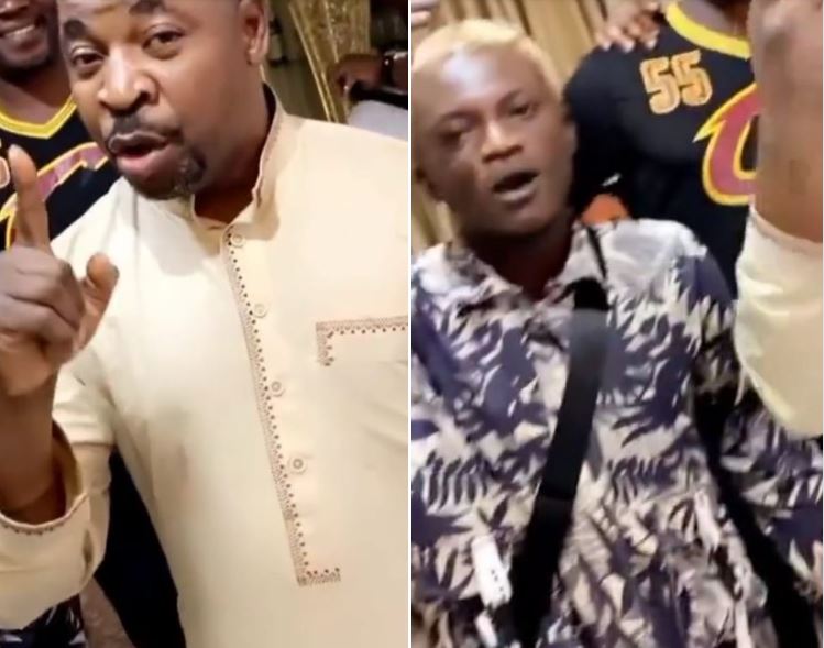 Portable meets MC Oluomo in Lagos amid a police probe (video)