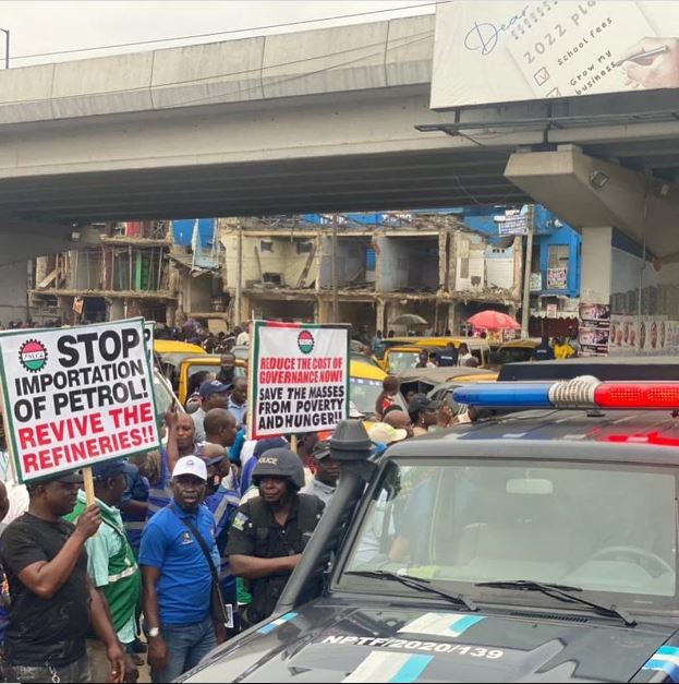 ASUU: NLC protests in Lagos