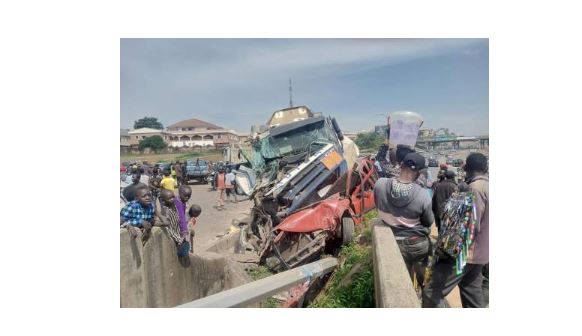 Truck crushes four vehicles in multiple accidents in Abuja