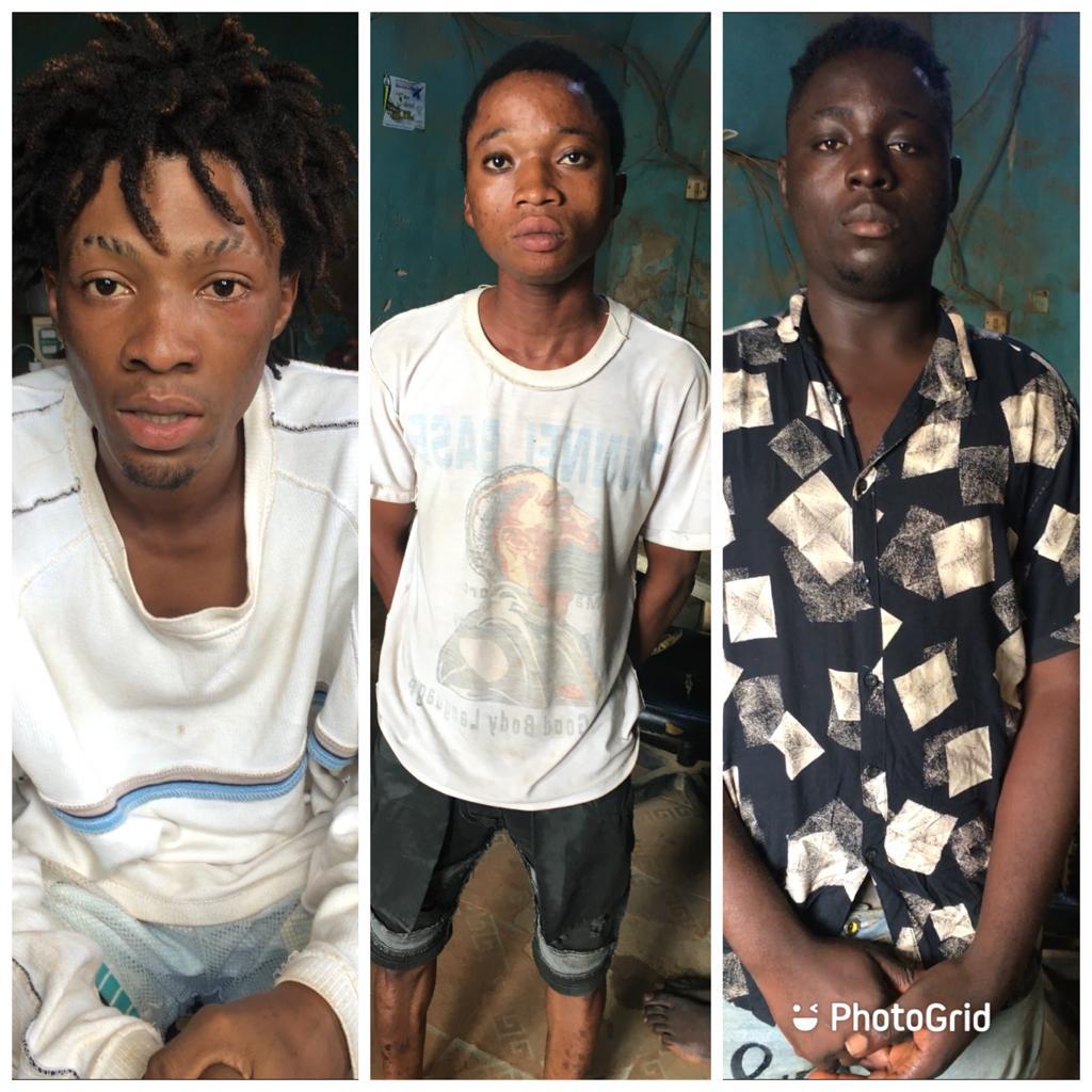 Three arrested for alleged rape, initiating teenage girl into cultism in Ogun