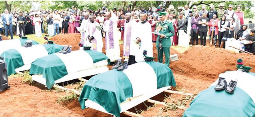 Buhari’s security guards killed in ambush buried