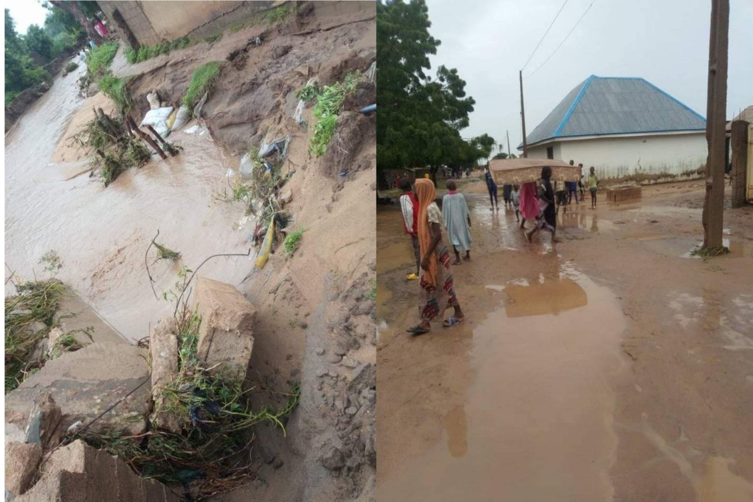 Hundreds displaced as flood ravages Adamawa community