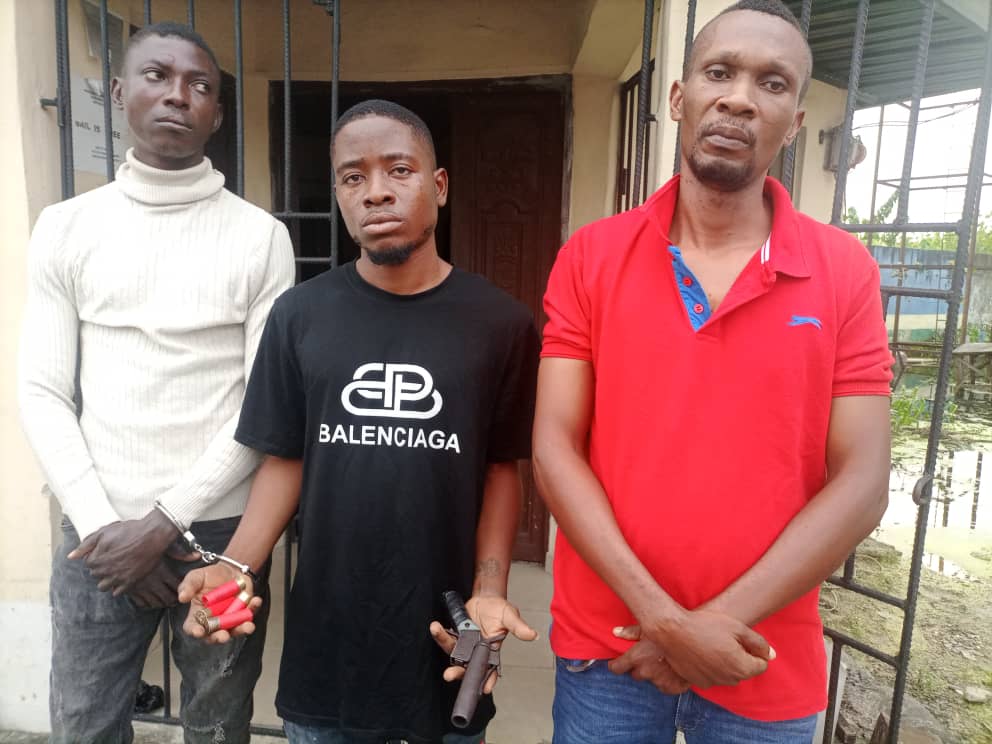 Police arrest three suspected cultists in Delta, recover gun