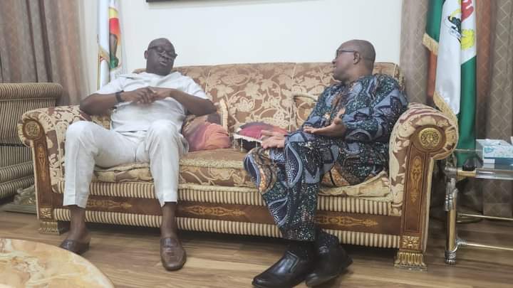 Peter Obi meets Fayose in Lagos