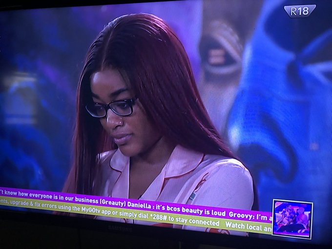 Just In: Beauty has been disqualified from the BBN house