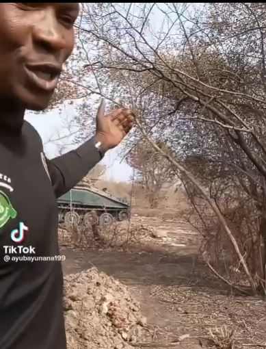 Nigerian soldiers fighting Boko Haram show water they drink (video)