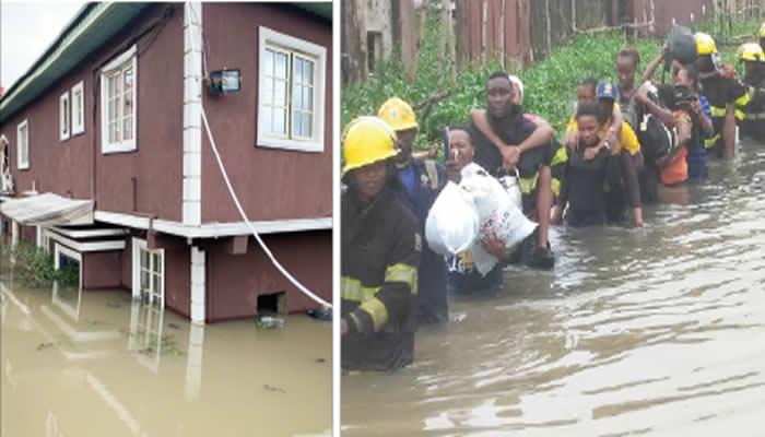 Lagos flooding: Rescuers recover two corpses, save nineLagos flooding: Rescuers recover two corpses, save nine