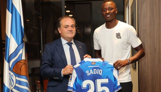 Super Eagles striker Sadiq Umar joins Real Sociedad for €20m