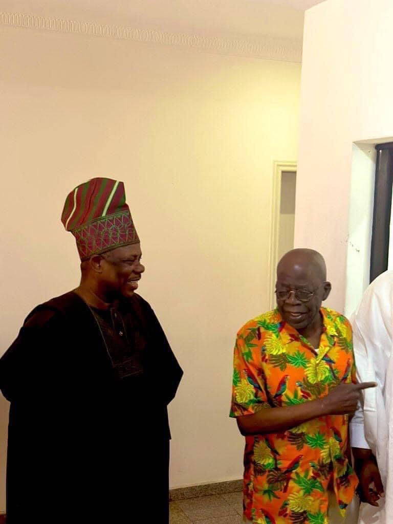 2023: Amosun, Odebiyi meet APC presidential candidate, Tinubu [PHOTO]