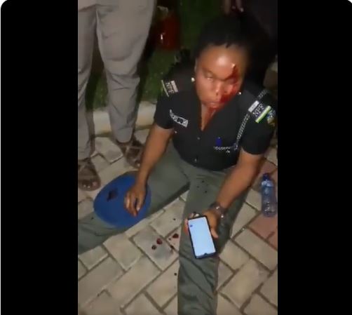 Video of Nigerian Professor Dike Zainab Assaults Female Police