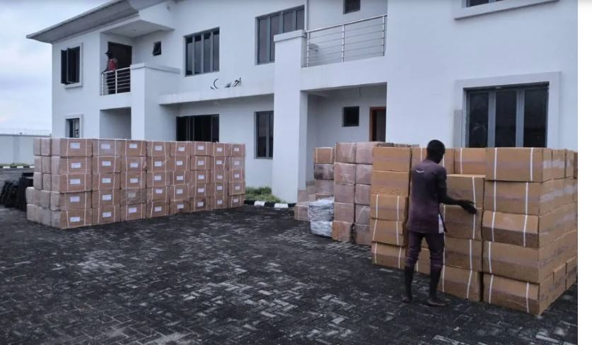 BREAKING! NDLEA Arrests Nigerian Billionaire After Discovering 13 Million Pills Of Tramadol In His Lekki Mansion