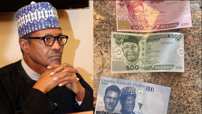 See the new Naira notes unveiled by President Muhammadu Buhari