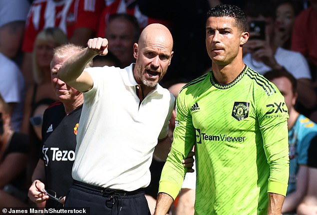 Manchester United coach, Erik ten Hag 'tells the club bosses Cristiano Ronaldo should never play for them again' after his bombshell interview