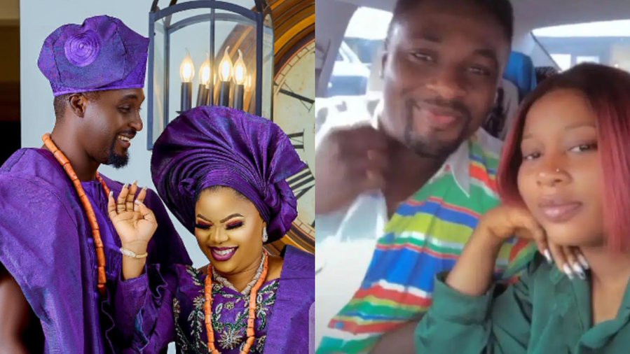 Actor Adeniyi Johnson apologizes to his wife Seyi Edun over video with a fan with led to claims of an alleged affair (video)