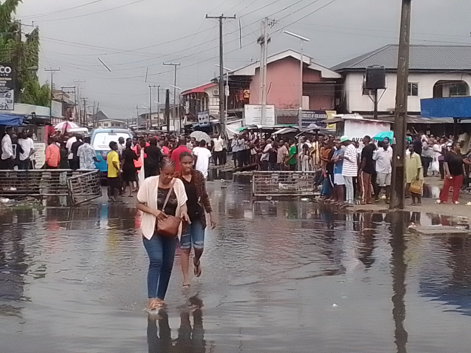 Nigeria Decides: Residents defy heavy downpour to vote in Delta as INEC runs out of ink