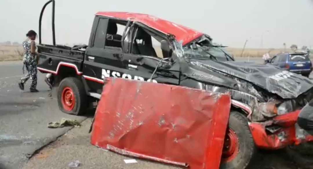 NSCDC vehicle carrying election materials to Lagos crashes in Abuja